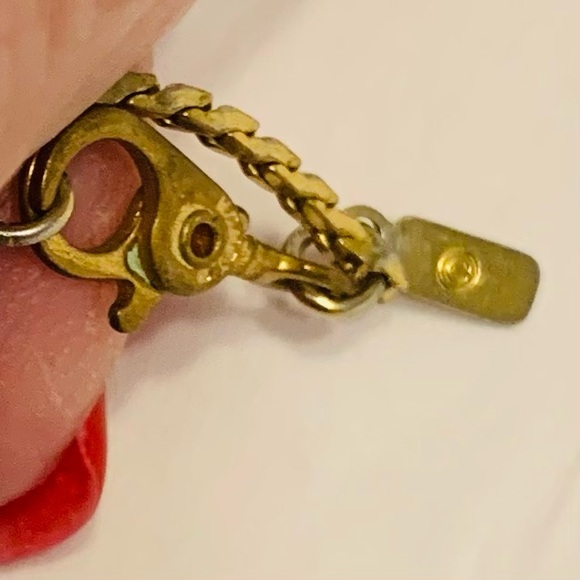 Vintage Monet Herringbone Chain Necklace 4mm 18" Long, Yellow Gold Plated 1980’s - Picture 14 of 16